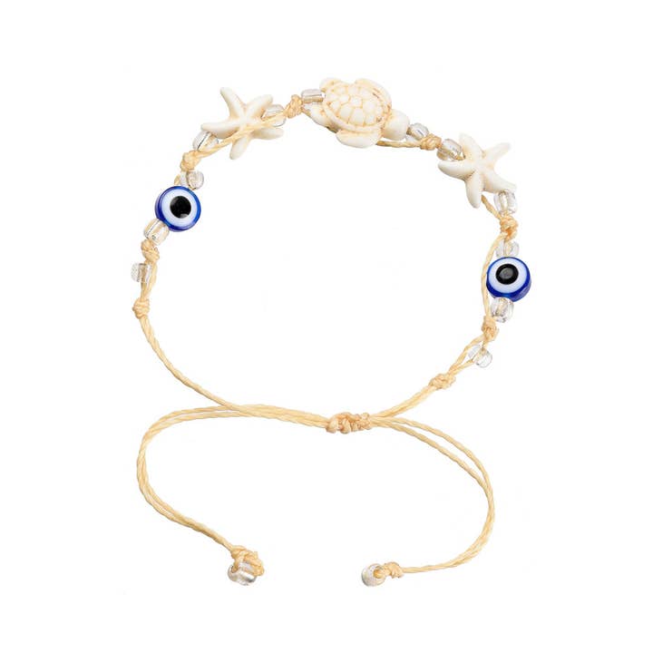 Benjamin International - Wholesale Charm/Dangle Bracelet - EVIL EYE PULL TIE BRACELET1