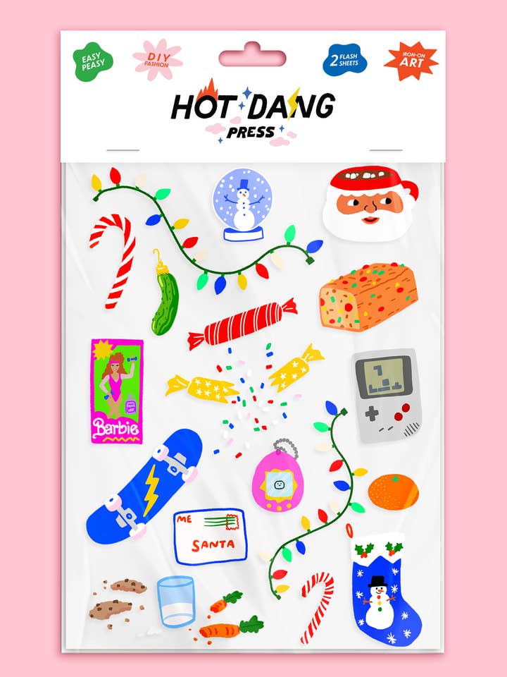 Santa Came! Sheet Set for wholesale by Hot Dang Press