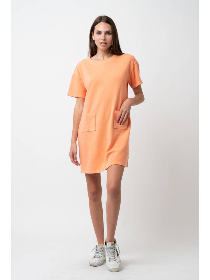 ELLE GREY - Wholesale Dress - Women's - CASUAL T-SHIRTS MINI DRESS
