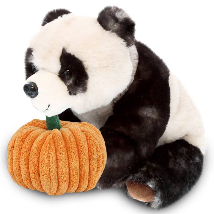 Cota Global - Wholesale Stuffed/plush toy – Kids & baby - Plush Pumpkin - Super Soft Plush - Squat Panda 7 Inch0