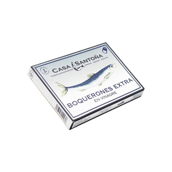 Made in Spain - Venta al por mayor Conservas de pescado - Boquerones extra en vinagre del Cantábrico, Casa Santoña