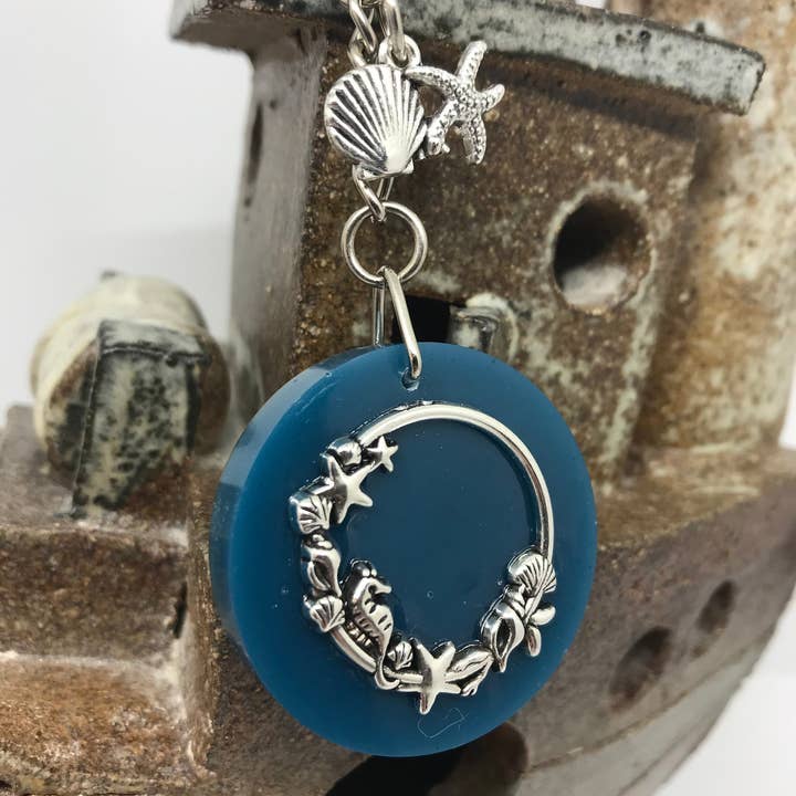 Dreams in Driftwood - Vente Porte-clés – femme - Porte-clés côtier - Fabriqué en Écosse