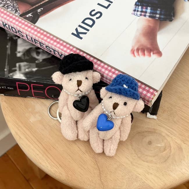 MOND HAUS - Wholesale Keychain β Women's - Bay Keychain | Mini Teddy Bear with Ball Cap & Necklace7
