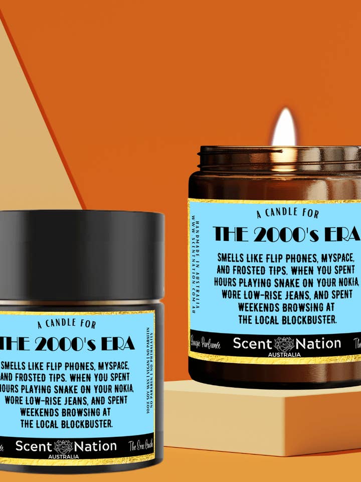 Eras Candle - 2000's Era Nostalgia Duftkerze für den Großhandel von Scent Nation Australia