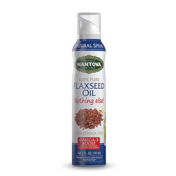 Fine Italian Food - Wholesale Cooking Oil - Mantova Flaxseed Oil Spray, 5 fl. oz.