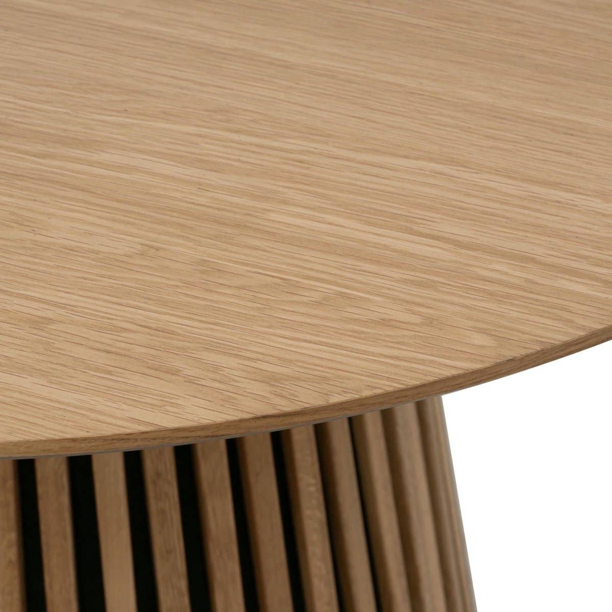 Furnhouse - Wholesale Side Table - Round Extendable Dining Table Svendborg ø120/220 cm - Natural Oak15