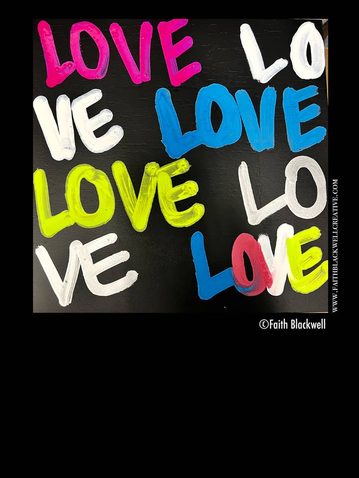 Carte-note d'amour pour la vente par Faith Blackwell Creative