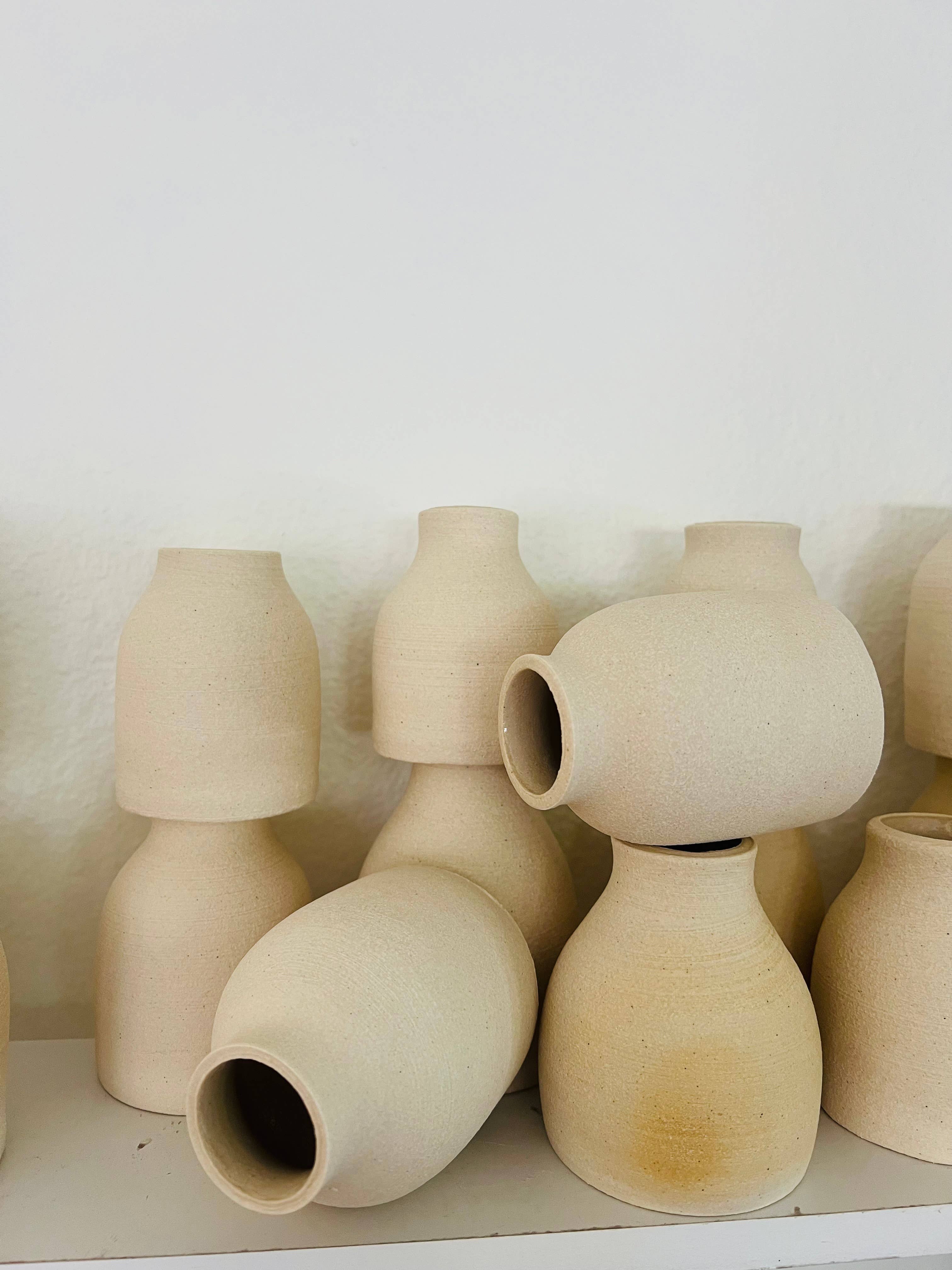 Bowman Ceramics - Wholesale Vase - Stone white bud vases6