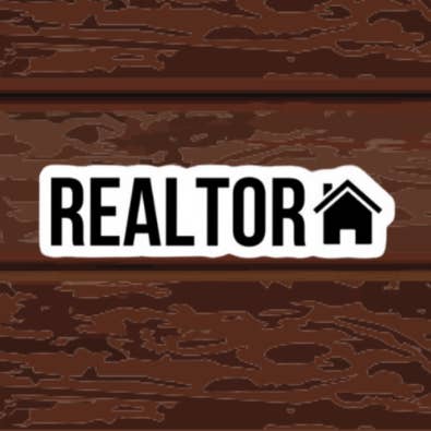 Realtor Sticker for wholesale by Kase Wear