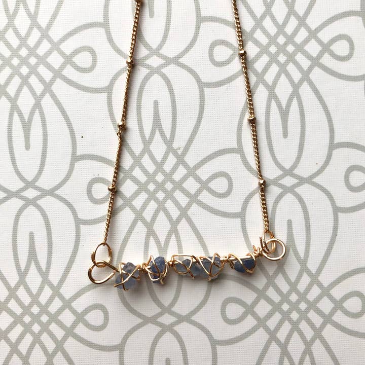 Rohe Saphir-Ketten für den Großhandel von Wonderfully Fashioned