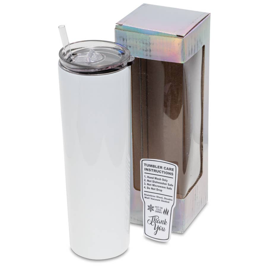 40oz Tumbler with Handle - Clear Lid – The Tumbler Supply Store