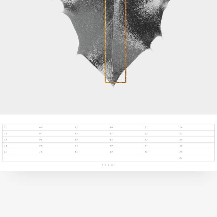 typealive – Engroshandel Kalender – Vægkalendere/Planter