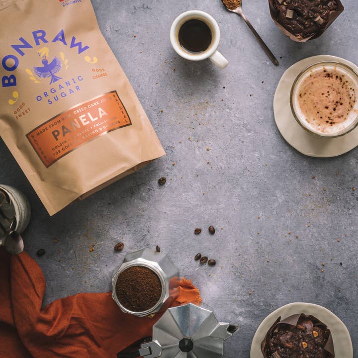 Bonraw Foods – wholesale Socker – Bonraw Organic Panela Socker 200g x 6 (Rå torkad sockerrörssaft)