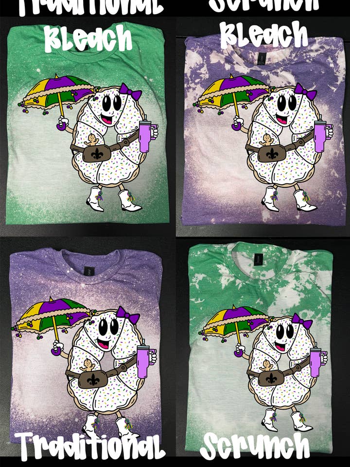 Mardi Gras----King Cake Walking for wholesale by Southern Charm Boutique