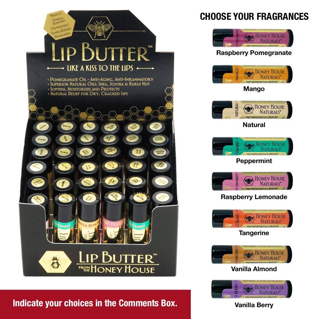 Honey House Naturals - Wholesale Lip Balm - Lip Butter Tube 9