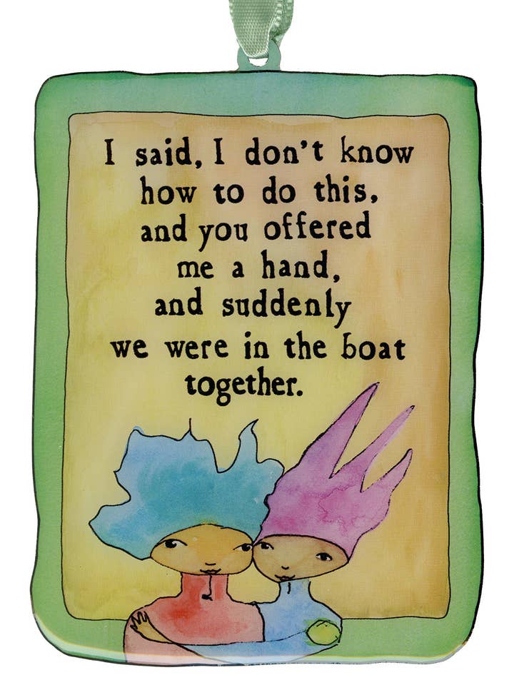 Easier With Two Ornament for wholesale by StoryPeople