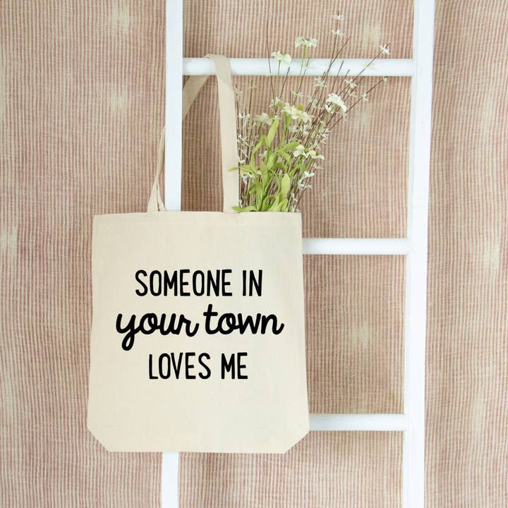 Bolsa de mano personalizada City - Someone Loves Me para venta al por mayor de Rock Scissor Paper