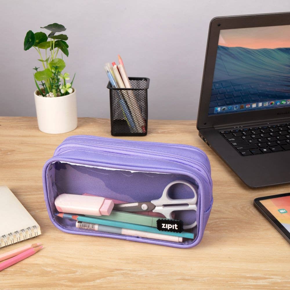 ZIPIT - Wholesale Pencil Case/Pouch - ZIPIT Half & Half Pencil Case, Aesthetic Pouch16