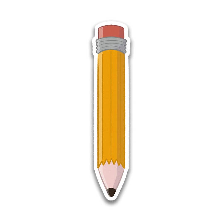 Pencil Sticker for wholesale by Stick With Finn