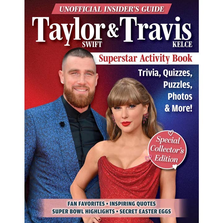Activity Book - Insider's Guide Taylor Swift & Travis Kelce for wholesale by Wellspring