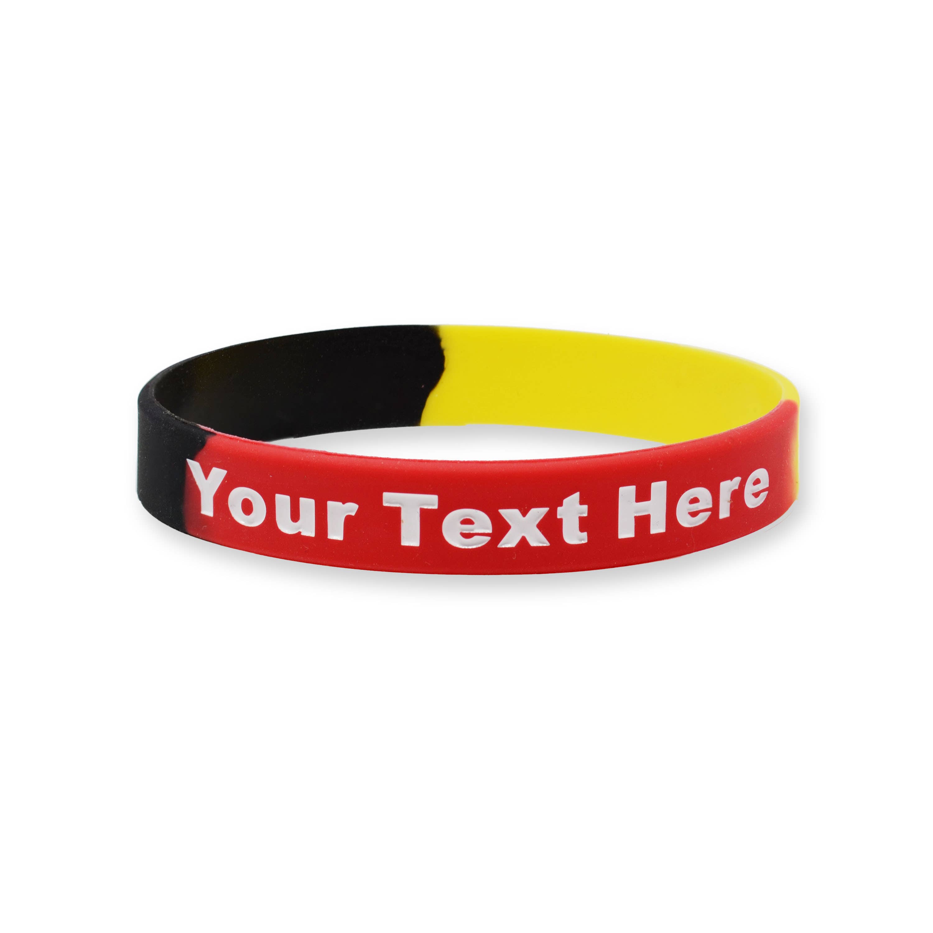 RapidWristbands – Engroshandel Armbånd - Unisex – 100 Pack - Split - Custom Ink Injected Silicone Armbånd24