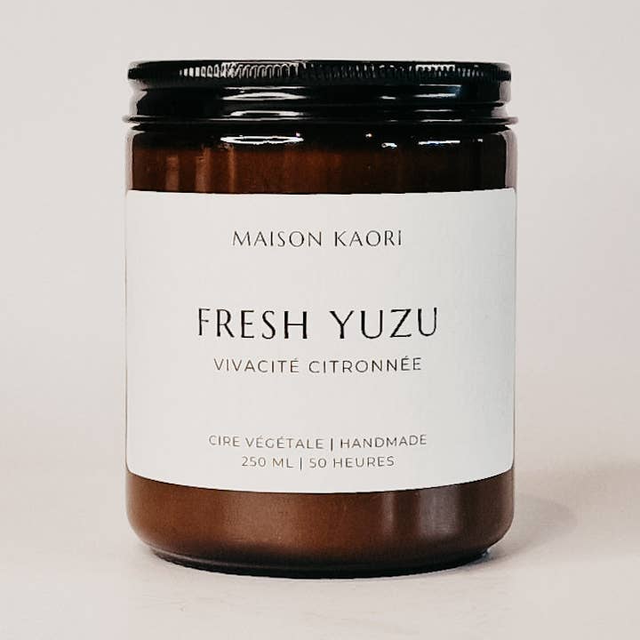 Maison Kaori - Wholesale Jar/Filled Candle - Scented Candle - Fresh Yuzu0