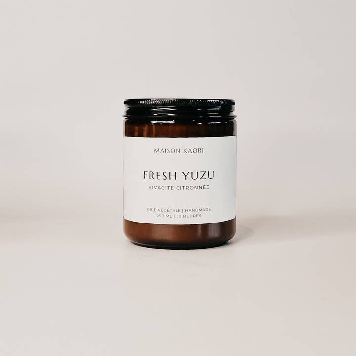 Maison Kaori - Wholesale Jar/Filled Candle - Scented Candle - Fresh Yuzu2