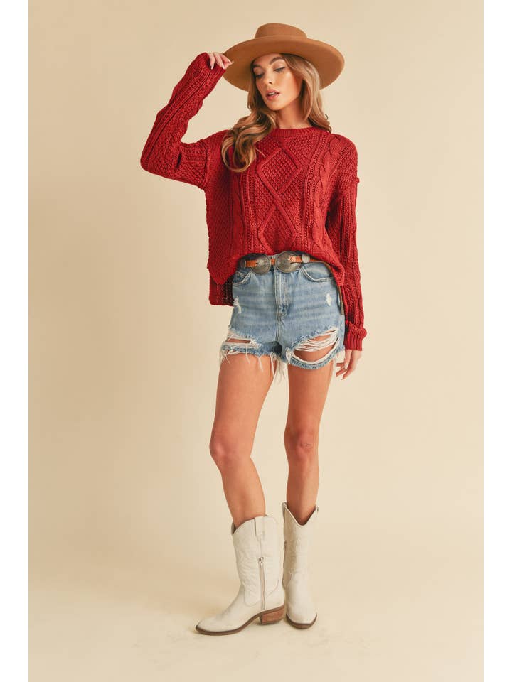 AEMI + CO - Wholesale Knit Sweater - Women's - 397CK Adela Sweater