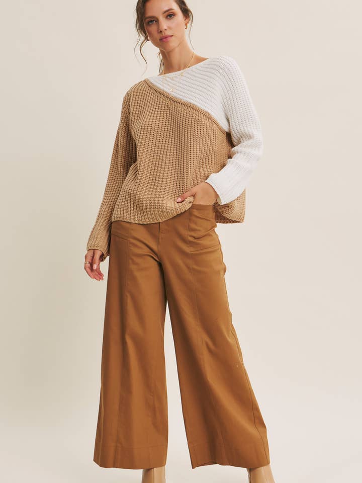 JERSEY DE BLOQUES DE COLOR DE CAFETERÍA DE CAPAS CONSCIENTES para venta al por mayor de in february