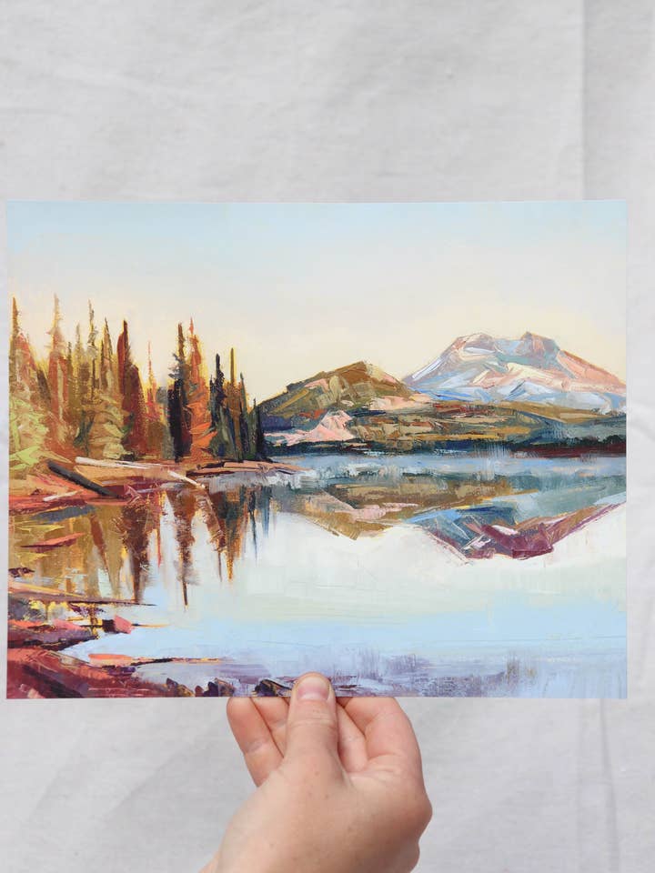 Aufdruck „Sparks Lake III“ für den Großhandel von Taylor Manoles Art