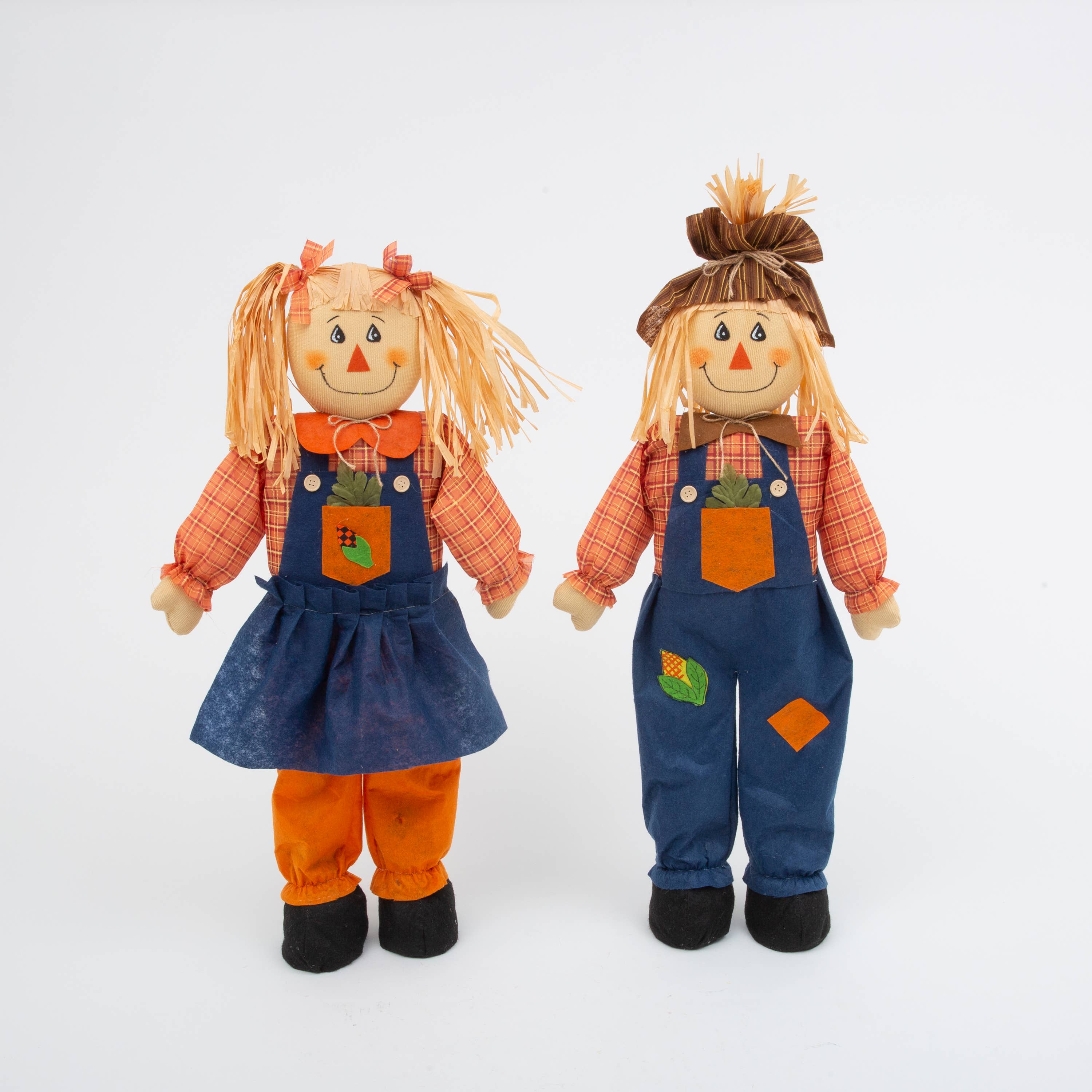 The Gerson Companies - Wholesale Decorative Figurine - Gerson Fall/Harvest 36"H Harvest Scarecrow Figurine, 2 Asst1