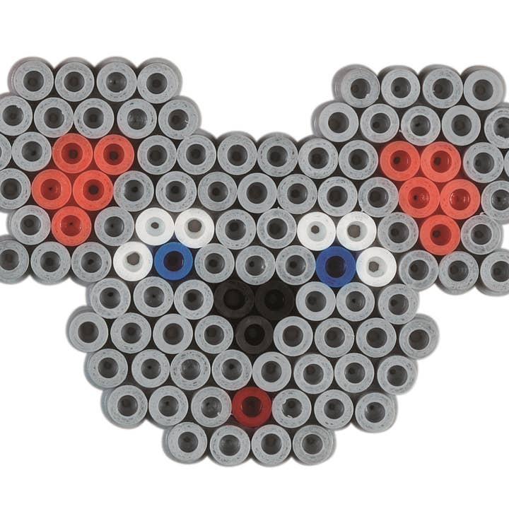 Hama Beads USA - Wholesale DIY Craft Kit - Kids - Small Round, Hexagon, Heart, Star & Square 5-Pack Pegboards
