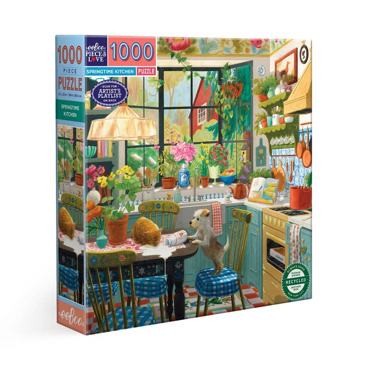 Lentekeuken 1000 Stukjes Vierkante Puzzel voor wholesale door eeBoo