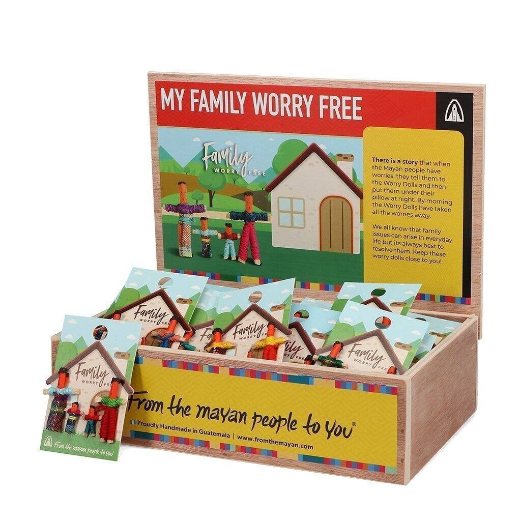 Rex B2B - UK – wholesale Classic toy – Kids – Worry Dolls (Set of 4) - Worry Free Family0