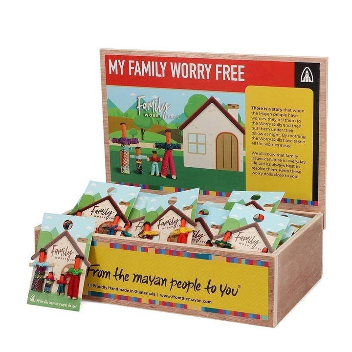 Rex B2B - UK – wholesale Classic toy – Kids – Worry Dolls (Set of 4) - Worry Free Family