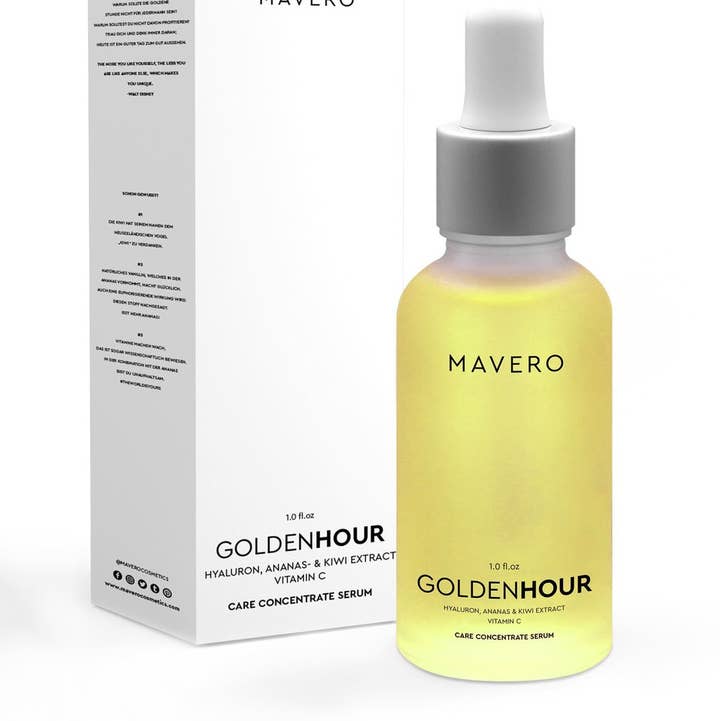 GOLDENHOUR - Vitamin C Serum with Hyaluronic Acid, Kiwi & Anana for wholesale by MAVERO COSMETICS