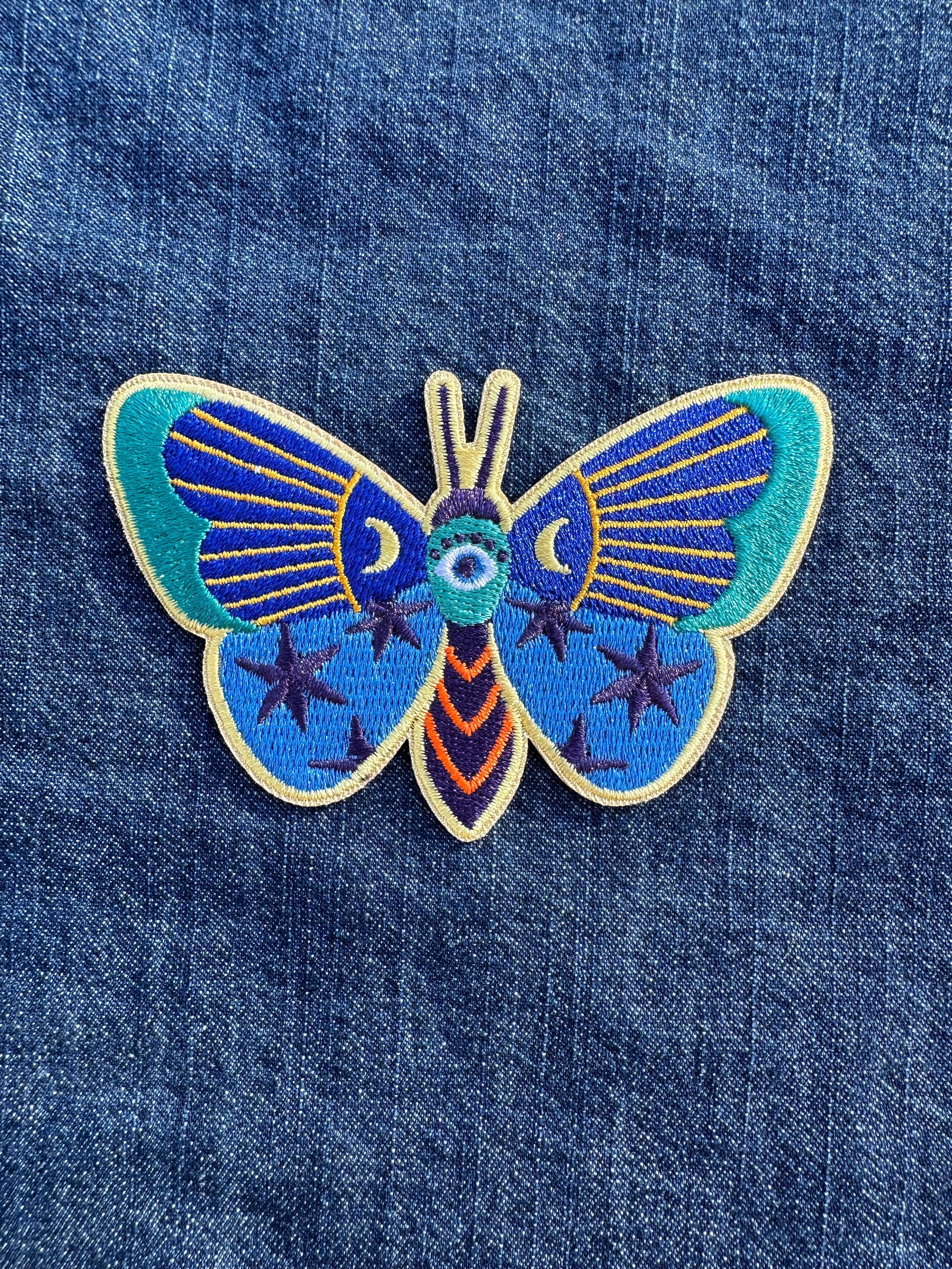 Sparkletown Studios - Wholesale Patch - Magical Mystical Moth Embroidered Patch1