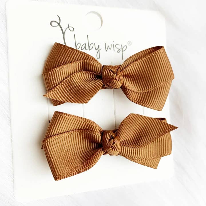 Baby Wisp - Wholesale Hair Bow - Kids - Girls Boutique Ribbon Hair Bows Knotted Bows Hair Clips15