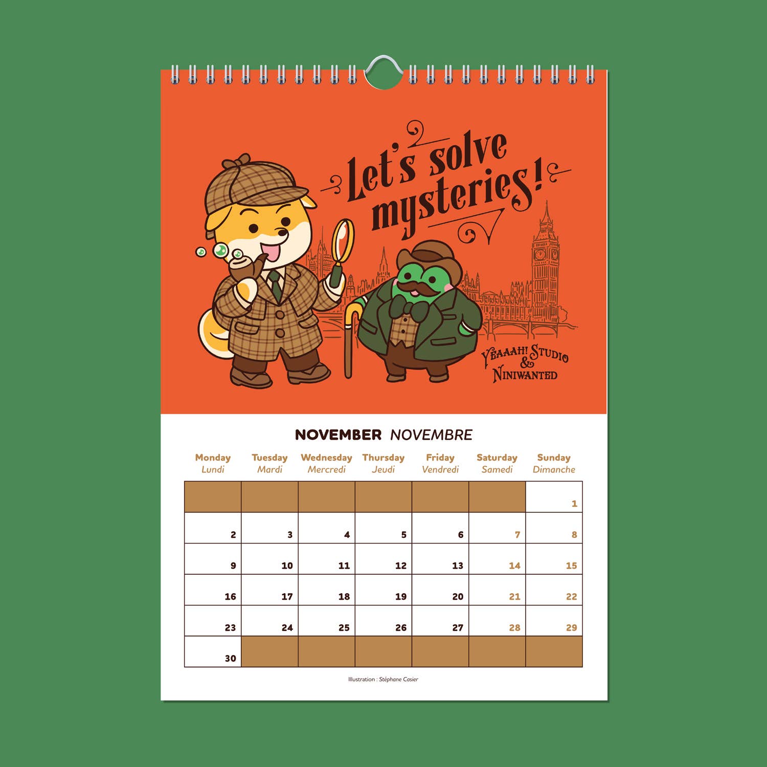 Yeaaah! Studio - Wholesale Calendar - 2026 calendar illustrated by Yeaaah! Studio & Niniwanted11