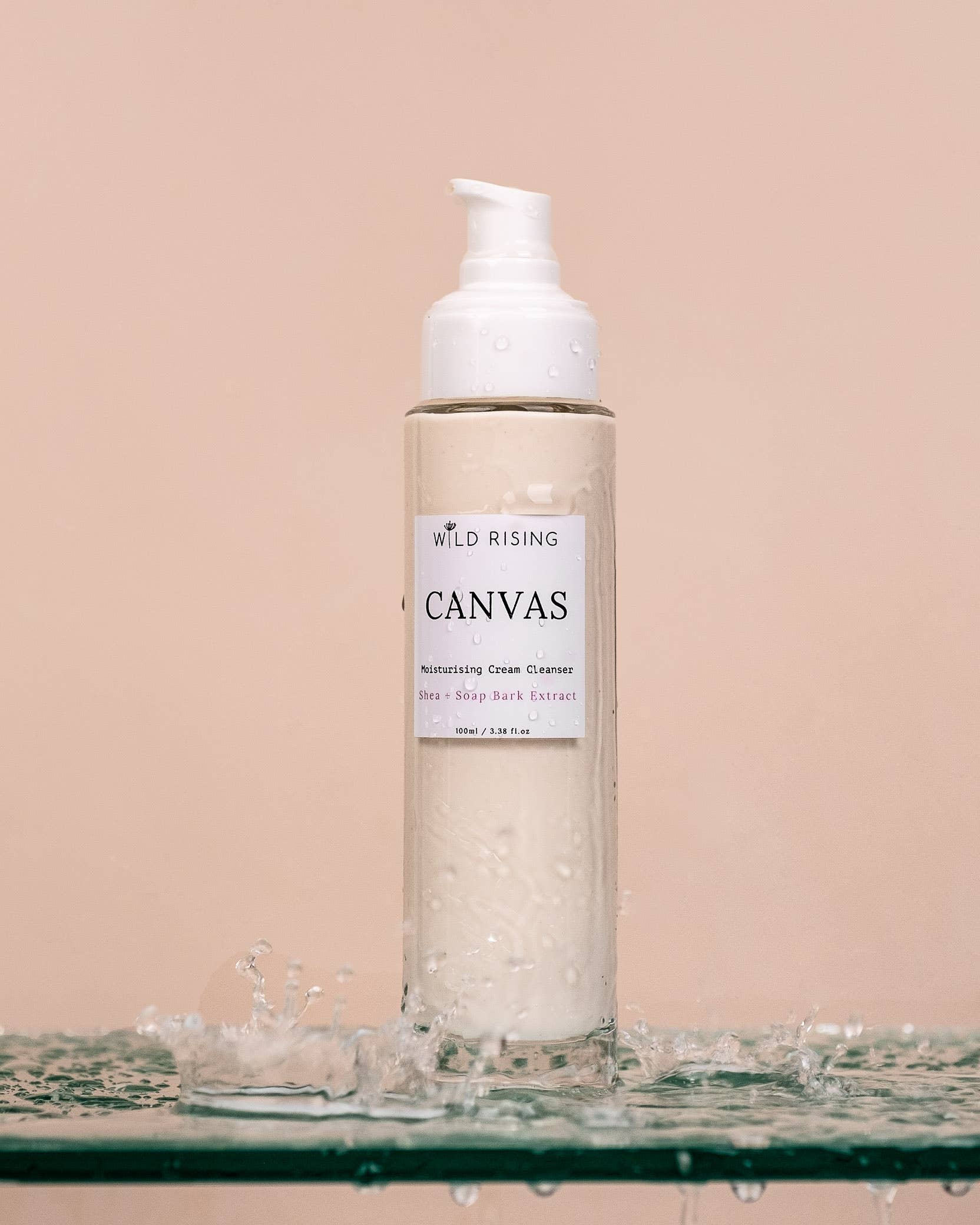 Wild Rising Skincare – wholesale Facial cleanser – Organic Moisturising Cream Cleanser Lotion Makeup Remover1