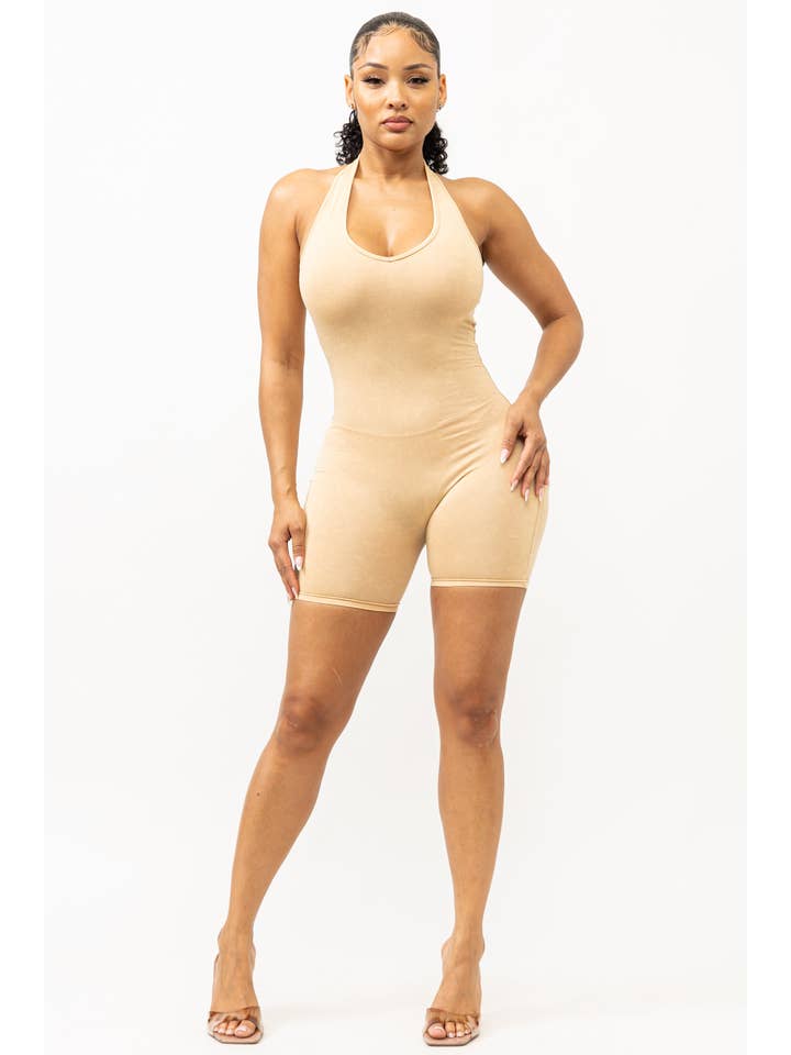 Boswell - Wholesale Romper - Women's - MINERAL WASH ROMPER5