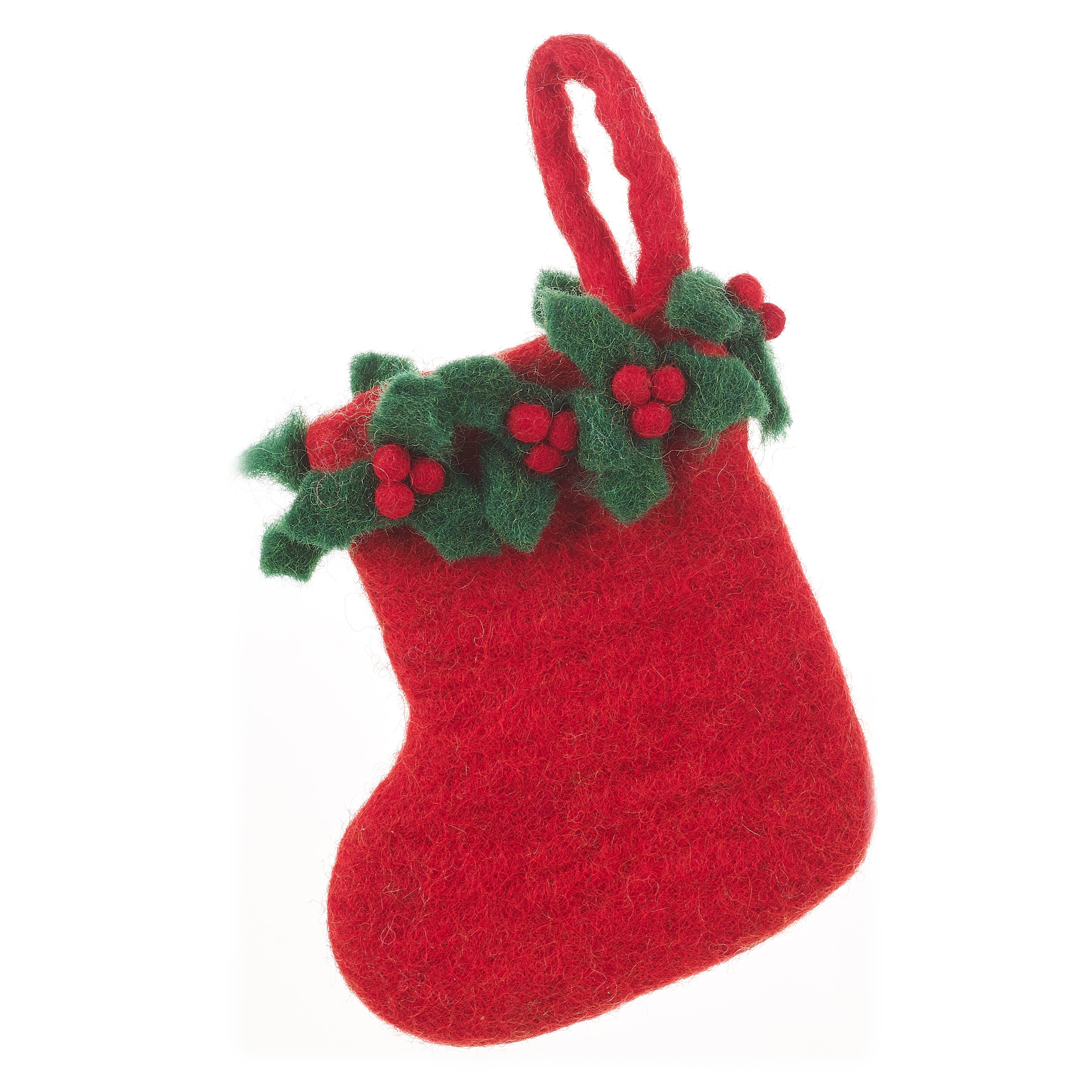 Felt So Good - Wholesale Holiday Stocking - Handmade Felt Biodegradable Mini Christmas Stocking4