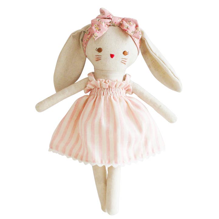 Bopsy Bunny 26cm Pink Stripe for wholesale by Alimrose