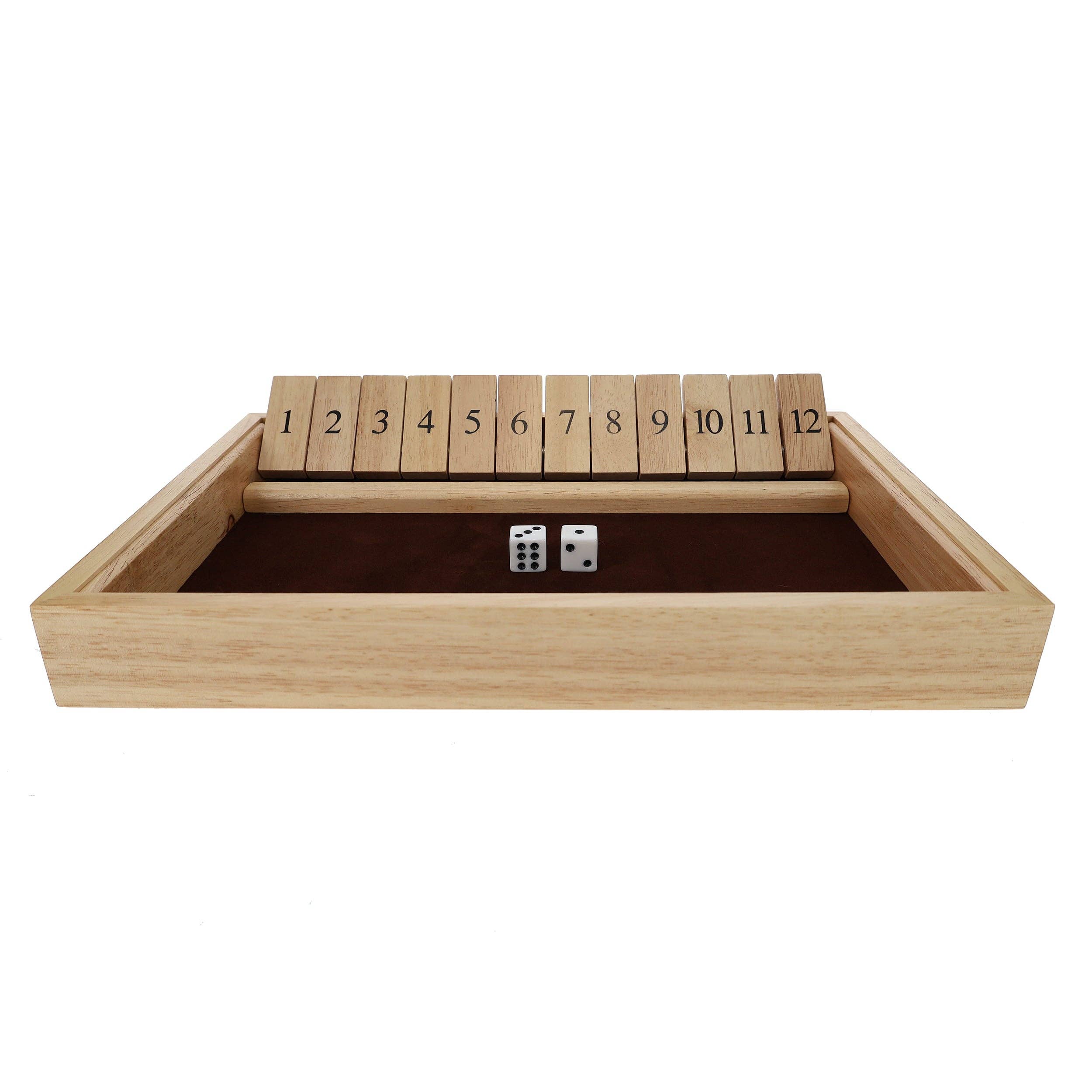 Wood Expressions - Wholesale Board Game - 12 Number Shut the Box Board Game9