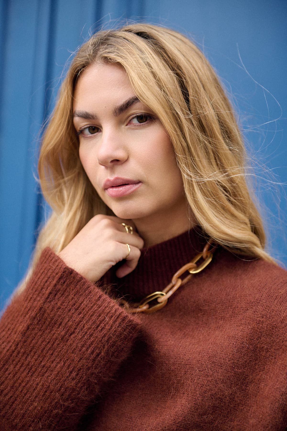 Nathael Paris – wholesale Pullovertröja - Dam – Angorapolo med hög krage12