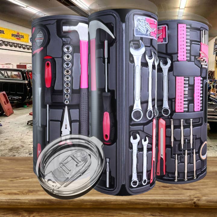 PINK TOOL BOX for wholesale by Countryside Savage