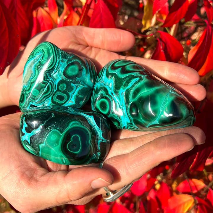 Quasar Gems USA - Wholesale Spiritual Stone/Crystal - Malachite Chrysocolla Free Forms0