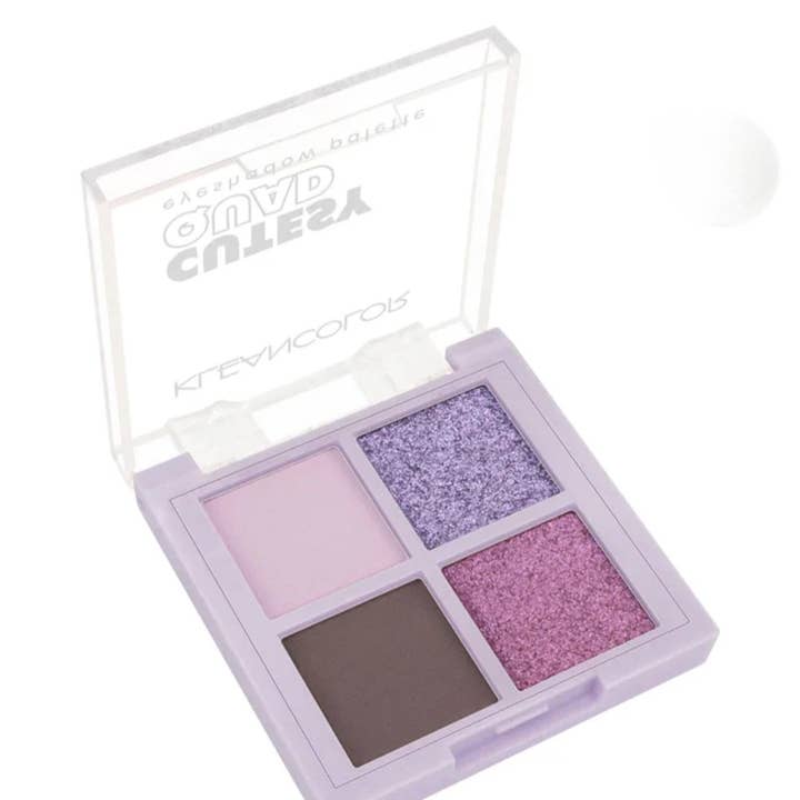 Majestic Wholesale - Venta al por mayor Maquillaje de ojos - Set de 24 piezas de sombras de ojos Klean Color Cutesy Quad mezclables.