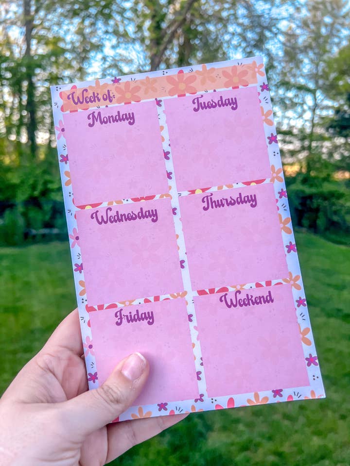 Floral Weekly Planner for wholesale by Enchantment Creative, LLC