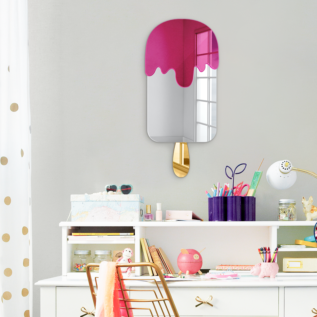 4ArtWorks - Wholesale Wall Accent - Ice Cream | Acrylic Art | Mirrored Wall Decor1